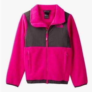 Discounted The North Face Black/Pink Denali Jacket